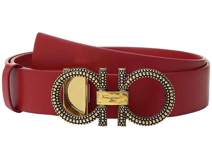 Salvatore Ferragamo 23b579 (lipstick) Women's Belts