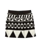 Polo Ralph Lauren Kids Fleece Skirt (little Kids/big Kids) (black/cream) Girl's Skirt