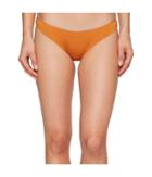 Dolce Vita Solids High Cut Leg Bottom (caramel) Women's Swimwear