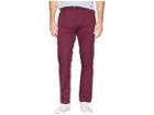 Calvin Klein Four-pocket Slim Sateen Pants (plum Night) Men's Casual Pants