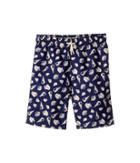 Appaman Kids Shell Print Mid Length Swim Trunks (toddler/little Kids/big Kids) (seashells) Boy's Swimwear
