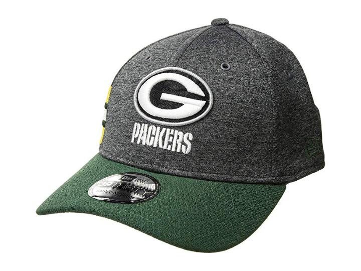 New Era Green Bay Packers 3930 Home (dark Grey) Baseball Caps