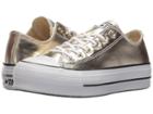 Converse Chuck Taylor(r) All Star Canvas Lift (gold/black/white) Women's Classic Shoes