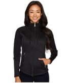 Spyder Bandita Full Zip Hoodie Lt Wt Stryke Jacket (black/black) Women's Coat