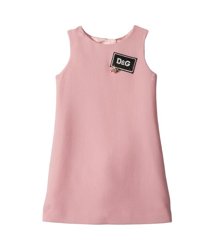Dolce & Gabbana Kids Dress (little Kids) (pink) Girl's Dress