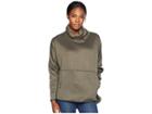 The North Face Cozy Slacker Poncho (new Taupe Green Heather) Women's Clothing