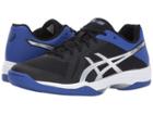 Asics Gel-tactic 2 (black/asics Blue/silver) Women's Volleyball Shoes