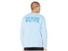 Vineyard Vines Long Sleeve Ski Knockout Pocket Tee (jake Blue) Men's Clothing