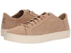 Toms Lenox (toffee Perforated Synthetic Suede) Men's Lace Up Casual Shoes