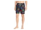 U.s. Surf Club Fire Works Swim Shorts (black) Men's Swimwear