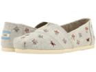Toms Alpargata (drizzle Grey Chambray/embroidery (vegan)) Women's Shoes