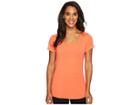 Lucy S/s Workout Tee (wild Coral) Women's Workout