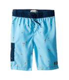 Billabong Kids Sundays Layback Boardshorts (toddler/little Kids) (light Blue) Boy's Swimwear