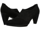 Ecco Shape 55 Plateau Shootie (black/black Textile/calf Leather) Women's Boots