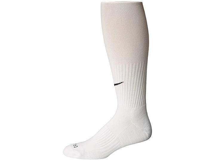 Nike Classic Ii Cushion Over-the-calf Socks (team White/black) Knee High Socks Shoes