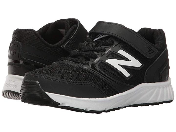 New Balance Kids Ka455v1 (little Kid/big Kid) (black/white) Boy's Shoes