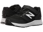 New Balance Kids Ka455v1 (little Kid/big Kid) (black/white) Boy's Shoes