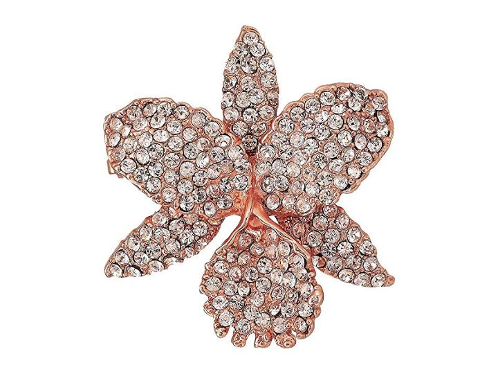 Nina Cinda Pin (rose Gold/silk) Brooches Pins