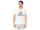 Adidas Badge Of Sport Filled Graphic Tee (white) Men's T Shirt