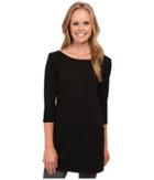 Fig Clothing Ver Tunic (black) Women's Long Sleeve Pullover