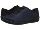 Clarks Sillian Pine (navy Synthetic) Women's Lace Up Casual Shoes