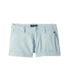 Polo Ralph Lauren Kids Embroidered Chino Shorts (toddler) (crystal Blue) Girl's Shorts