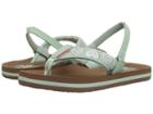 Reef Kids Little Ahi Color Change (infant/toddler/little Kid/big Kid) (mint Hearts) Girls Shoes
