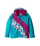 Burton Kids Girls Heart Jacket (little Kids/big Kids) (everglade Block) Girl's Coat