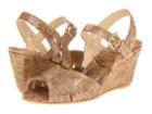 Stuart Weitzman Halley (tan Nairobi Patch) Women's Wedge Shoes