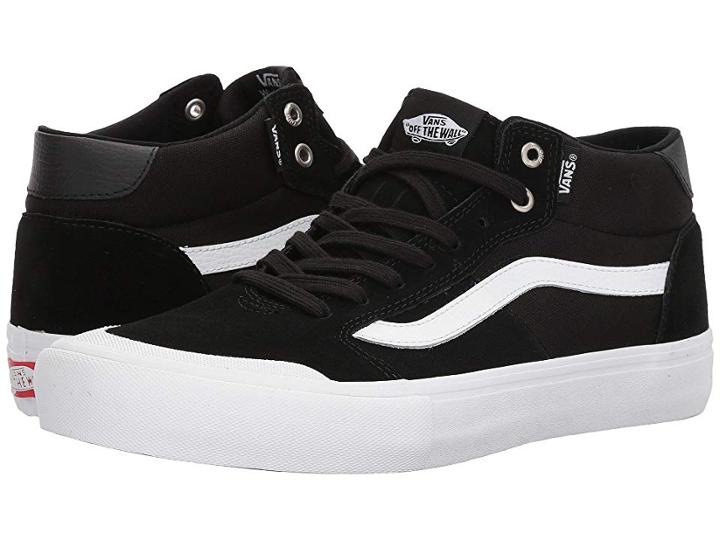 Vans Style 112 Mid Pro (black/white) Men's Skate Shoes