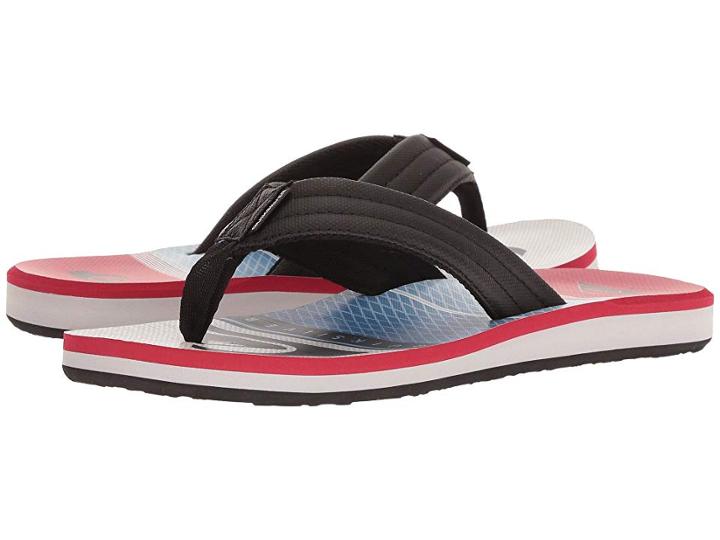 Quiksilver Carver Print (black/red/blue) Men's Sandals