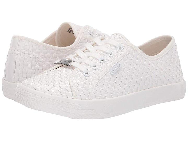 Bebe Dorey (white) Women's Shoes