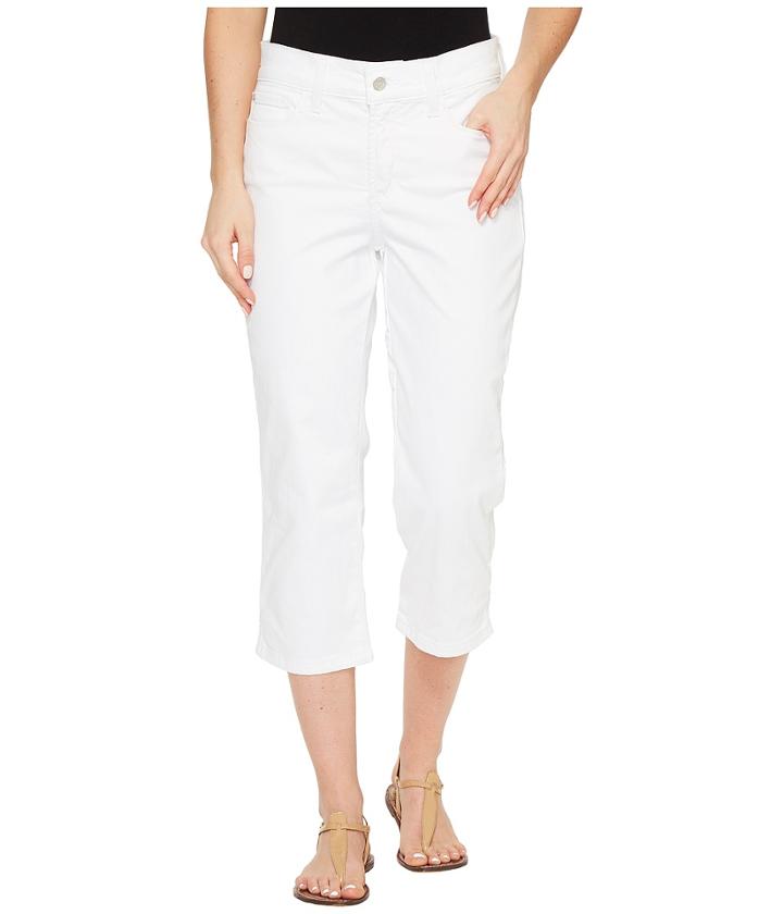 Nydj Marilyn Crop In Optic White (optic White) Women's Jeans