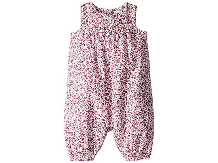 Ralph Lauren Baby Floral Cotton Romper (infant) (colette Floral) Girl's Jumpsuit & Rompers One Piece