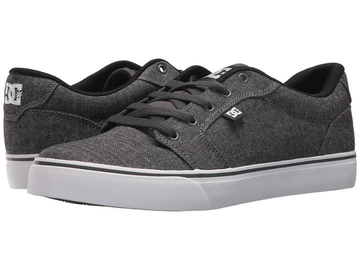 Dc Anvil Tx Se (dark Grey/white) Men's Shoes