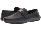 Versace Collection Logo Driver (nero/nikel) Men's Shoes