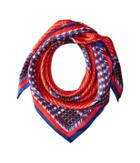 Vince Camuto Woven Bandana (red/blue) Scarves
