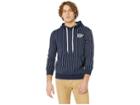 G-star Core Hooded Sweatshirt Pinstripe 1 All Over Long Sleeve (sartho Blue/milk All Over) Men's Clothing