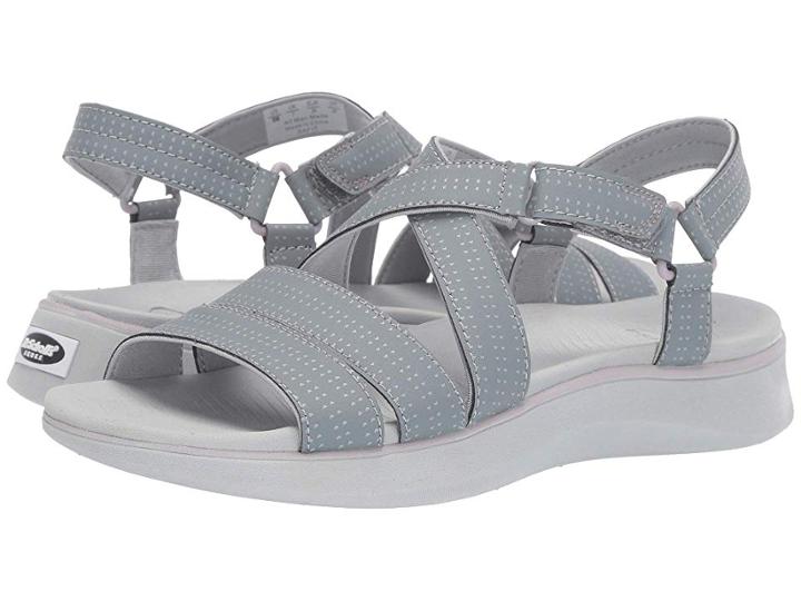 Dr. Scholl's Say It (grey Fabric) Women's Sandals