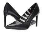 Calvin Klein Ronna (black Leather/stripes) High Heels