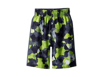 Speedo Kids Geo Camo Volley (little Kids/big Kids) (speedo Black) Boy's Swimwear