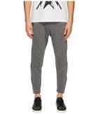 The Kooples Sweatpants With Chain And Zipper Detailing (grey) Men's Casual Pants