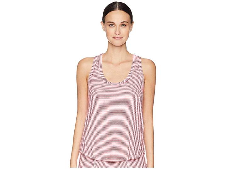 Maison Du Soir Petty Tank Top (red Stripe) Women's Sleeveless