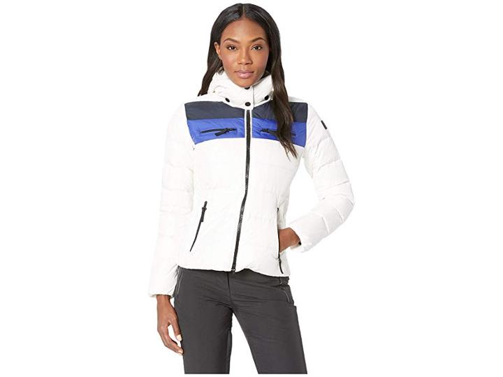 Bogner Fire + Ice Lela2-d (white/navy/lilac) Women's Clothing