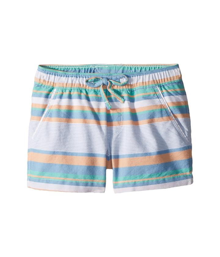 Columbia Kids Solar Fade Shorts (little Kids/big Kids) (light Juice Stripes) Girl's Shorts