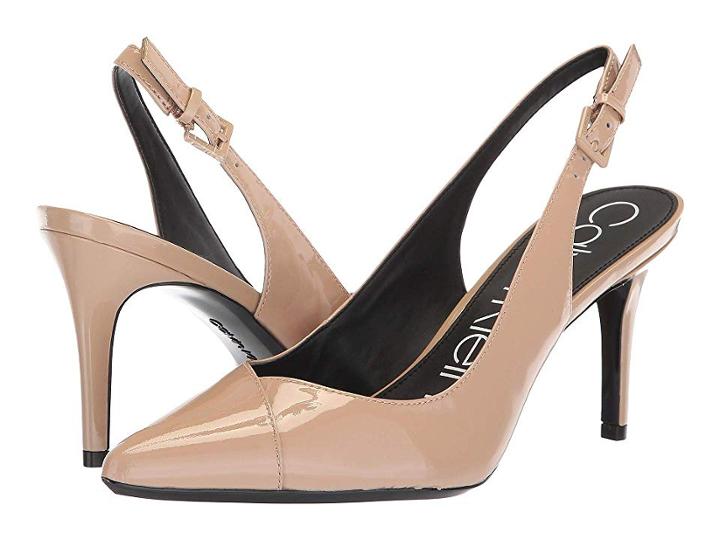 Calvin Klein Gwenith (desert Sand Patent) Women's Shoes