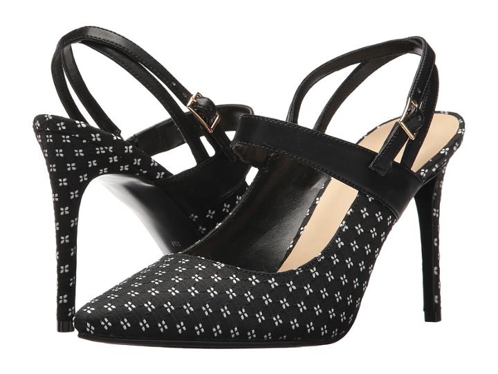 Nine West Tabbae (black/white Fabric) Women's Shoes