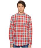 Dsquared2 Plaid Shirt (red/blue/white) Men's Clothing