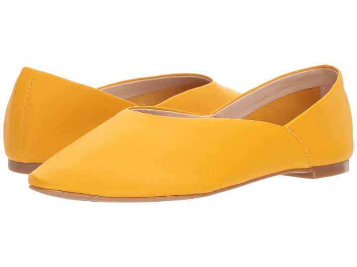 Nine West Monika 40th Anniversary Flat (yellow Leather) Women's Flat Shoes