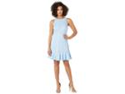 Nine West Sleeveless Lace Dress With Panel Hem (sky) Women's Dress